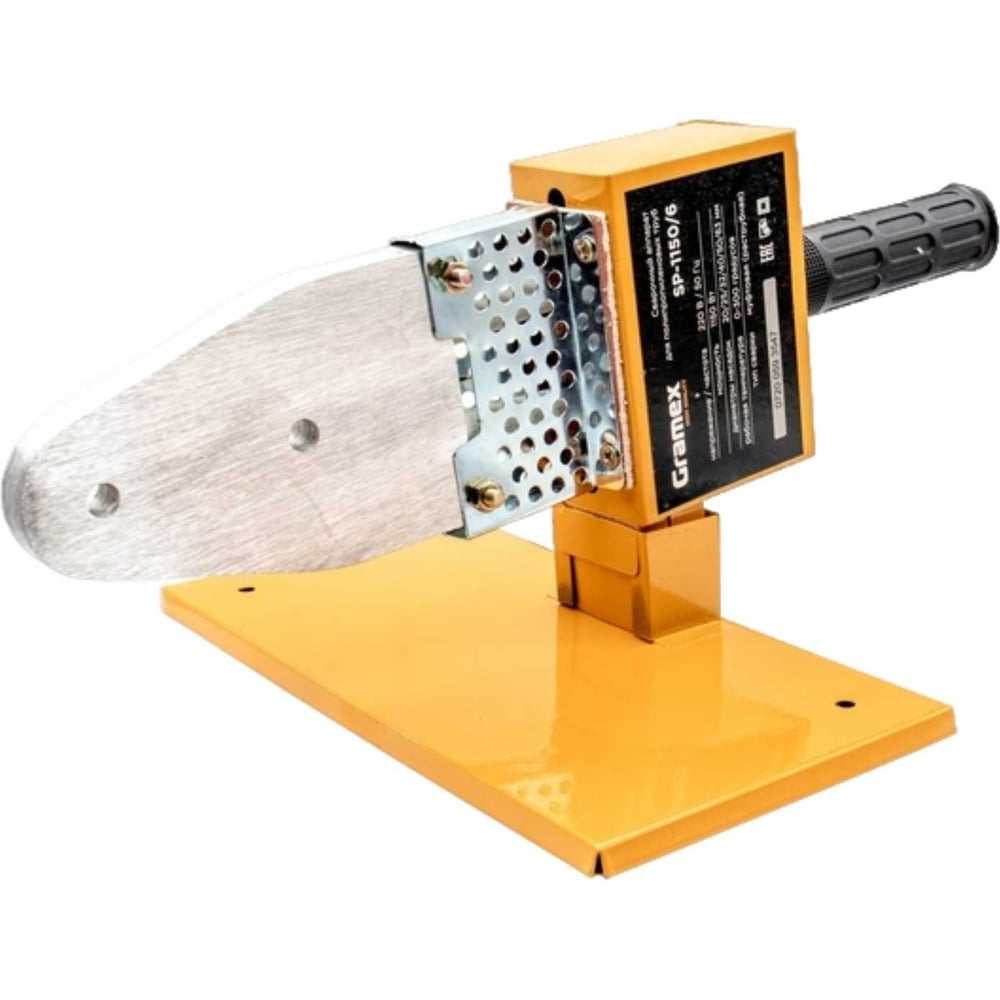 Изображение товара Сварочный аппарат Gramex полипропиленовый SP-1150/6 1150Вт с насадками