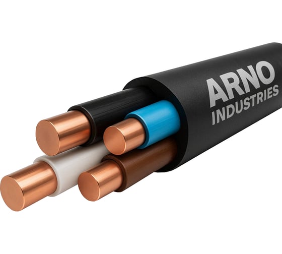 Изображение товара Кабель силовой ARNO INDUSTRIES 10м ВВГнг(А) 4х2.5-0.66 однопроволочный нг низкое дымо-газовыделение для электромонтажа ТРТС 29218951