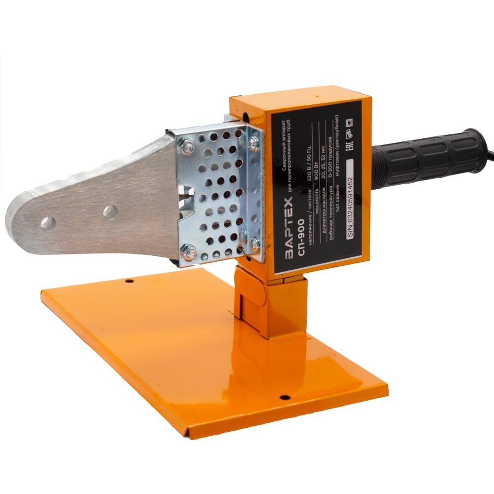 Изображение товара Полипропиленовый сварочный аппарат ВАРТЕХ СП-900 900 Вт насадки 20 25 32 мм бытовой