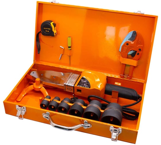 Изображение товара Сварочный аппарат полипропиленовый ВАРТЕХ СП-2500 (2500Вт, Насадки 20,25,32,40,50,63) (1/5) 020826