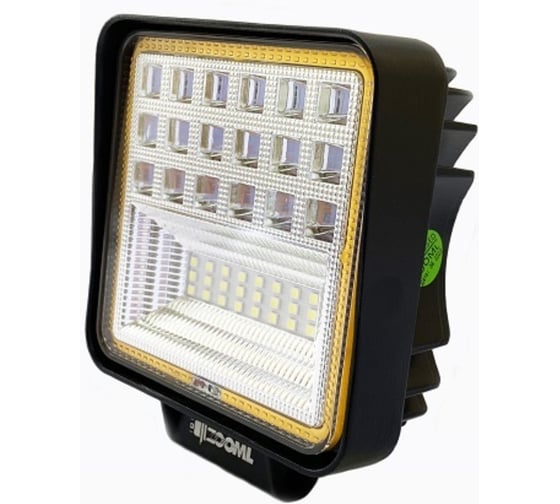 Изображение товара Рабочий свет ZOOML 9-30V 126W 6000К Bright (Epistar/42,ангельские глазки,направленный, 110х110х40) WL-42SS1-H