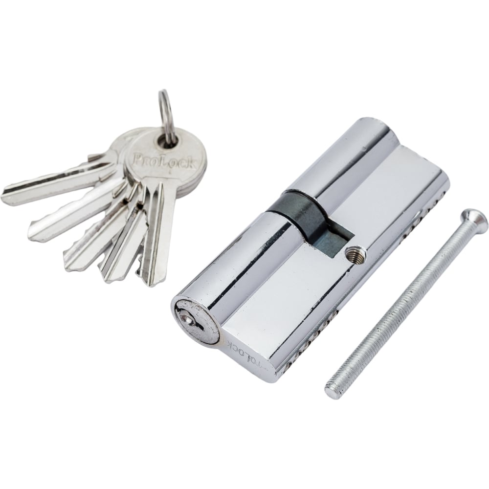 Изображение товара Цилиндровый механизм HOME CICAM804040KK хром двухсторонний 80 мм