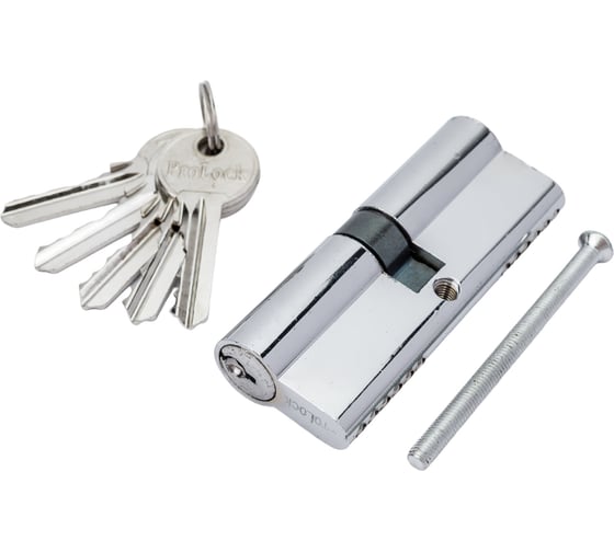 Изображение товара Цилиндровый механизм HOME (80 мм; 5 ключей; цвет хром) CICAM804040KK
