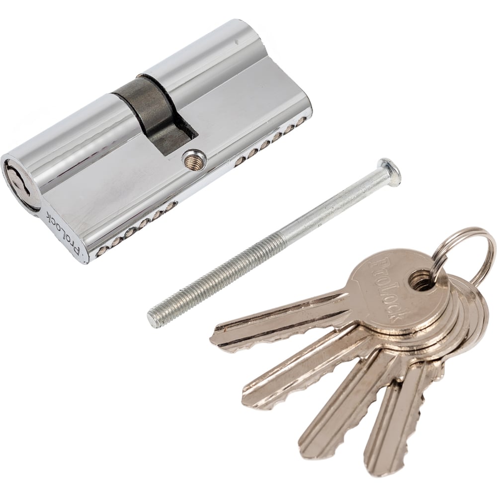 Изображение товара Цилиндровый механизм HOME CICAM70KKG 70 мм хром двухсторонний