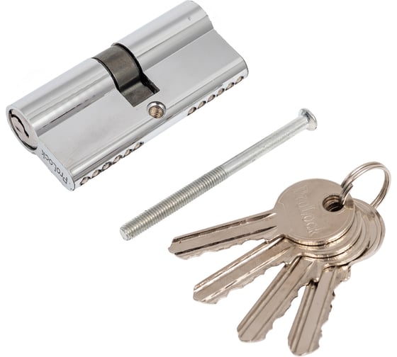 Изображение товара Цилиндровый механизм HOME (70 мм; 5 ключей; цвет хром) CICAM70KKG