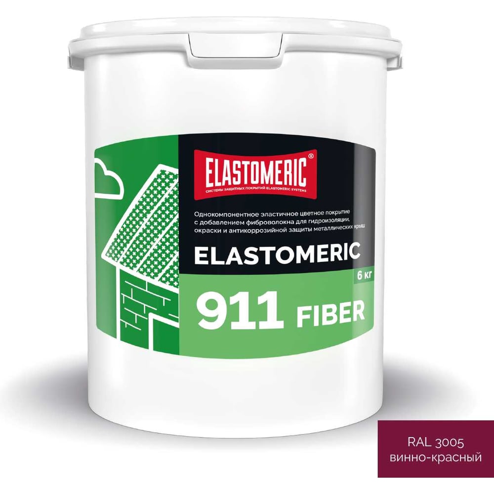 Изображение товара Мастика для гидроизоляции и антикоррозийной защиты металлических крыш 6 кг