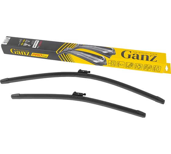 Изображение товара Щетки стеклоочистителя GANZ PRO-LINE (комп 2.шт L+R) с форсунками для GAC GS8 (23-) 630mm+480mm GIS01188