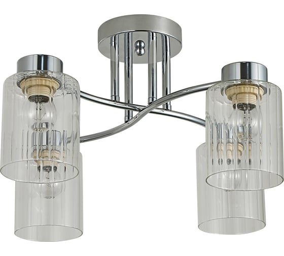 Изображение товара Люстра Schaffner 4xE27/40W (48*48*26) Maestra 4530-4 CR