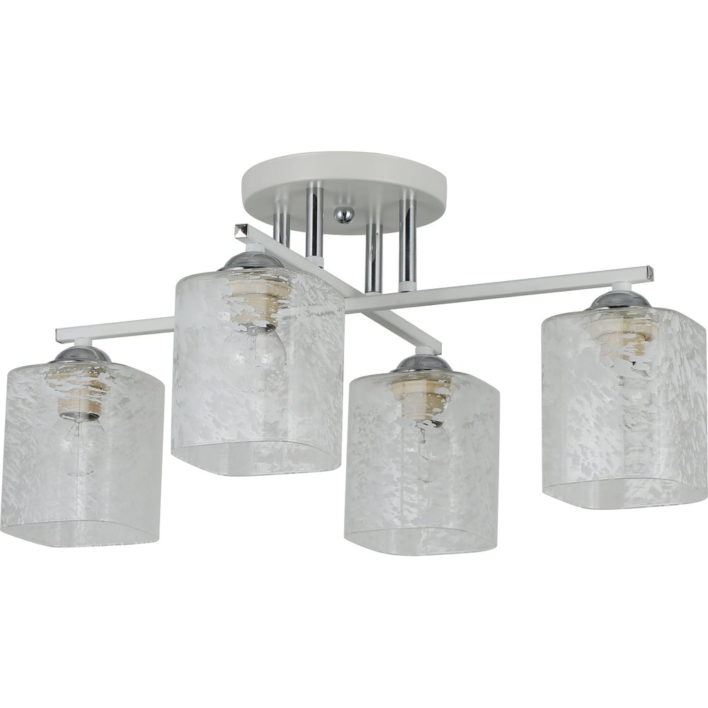 Изображение товара Люстра Schaffner Epoca 4xE27/40W белый хром модерн стиль