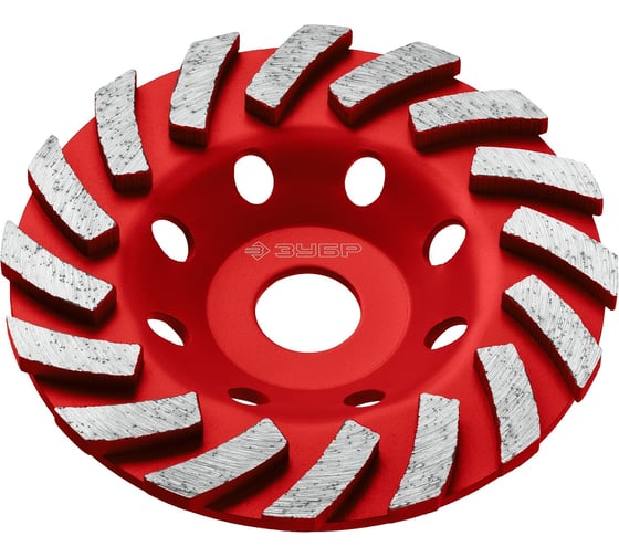 Изображение товара Чашка алмазная шлифовальная ЗУБР Турбо 125 мм 33378-125