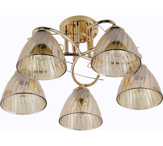 Изображение товара Люстра Schaffner 5xE27/40W (48*48*23) Ribete 4685-5 GD