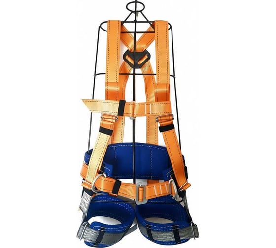 Изображение товара Страховочно-удерживающая привязь МОЛОТ с наплечными и набедренными лямками, СУПР 2 Ж вид2 размер L Эконом СУПР 2 Ж вид2 L Эконом