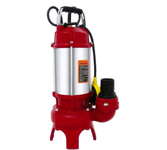 Изображение товара Фекальный насос для крупных септиков и канализации ViEiR 2200Вт, с измельчителем, чугунный корпус, профессиональный SUPERCUT2200-C