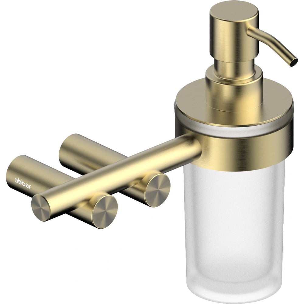 Изображение товара Диспенсер для антисептика ABBER Osten 316 золото брашированное AA1859BG настенный нержавеющая сталь