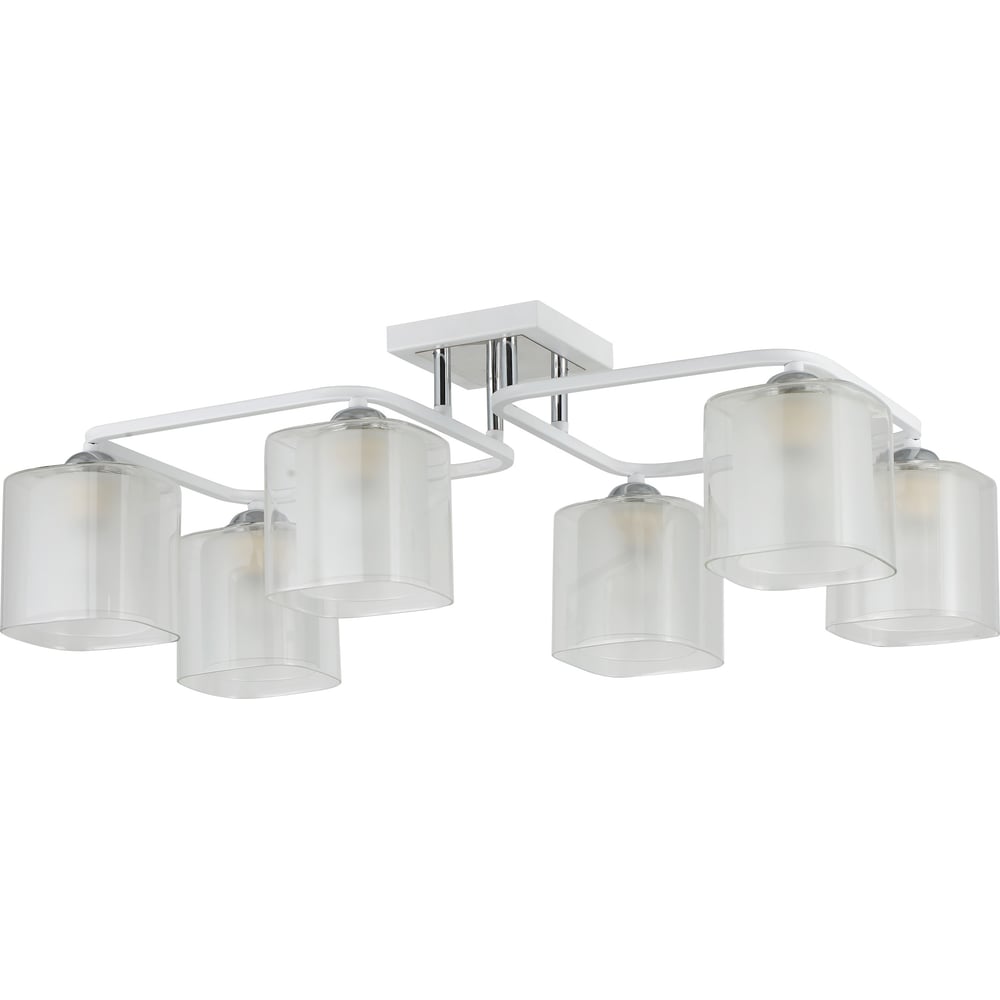 Изображение товара Люстра Schaffner Gafas 6xE27/40W классика белый хром