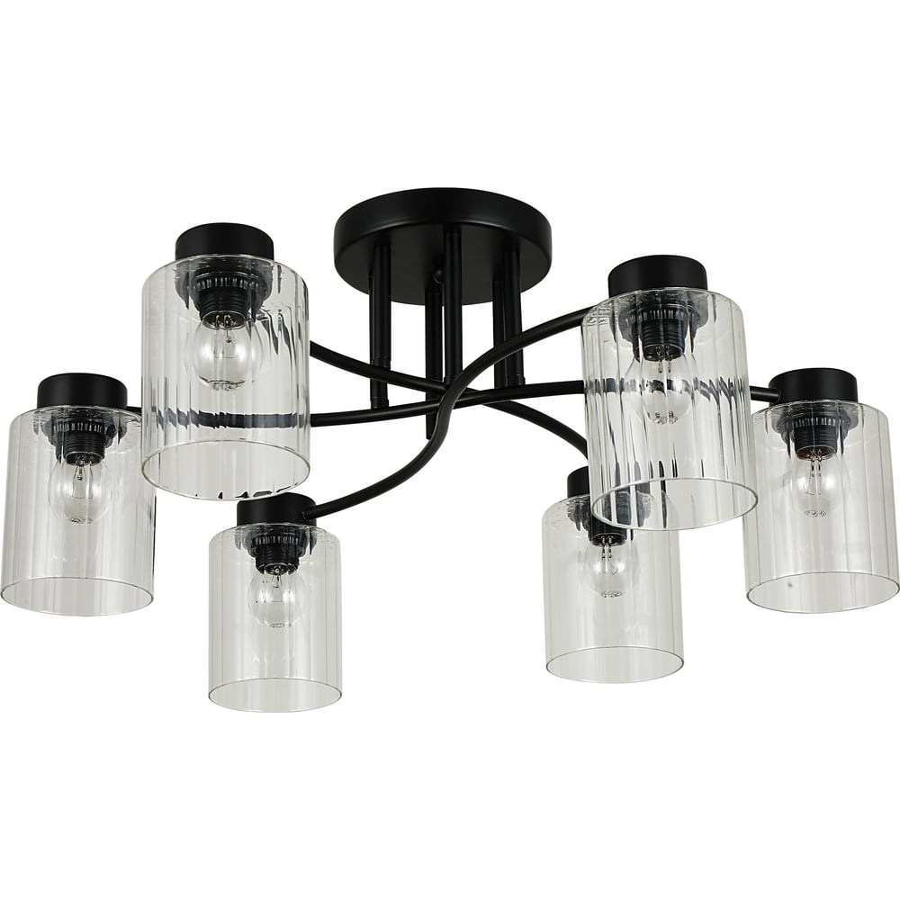 Изображение товара Люстра Schaffner 6xE27/40W Maestra 4530-6 BK черная
