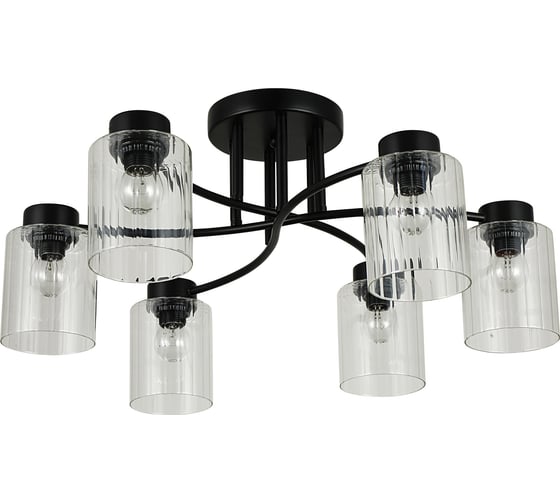 Изображение товара Люстра Schaffner 6xE27/40W (59*59*27) Maestra 4530-6 BK