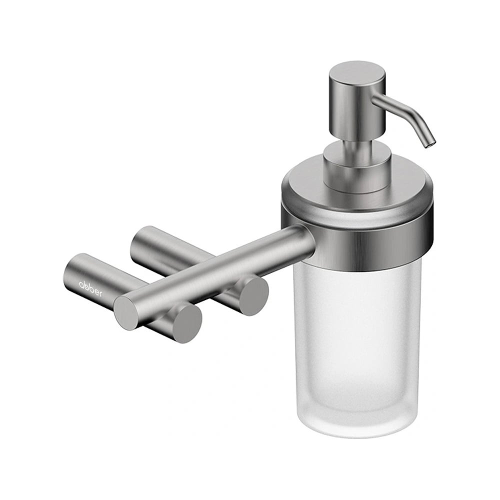 Изображение товара Диспенсер с держателем ABBER Osten 316 из нержавеющей стали, настенный монтаж