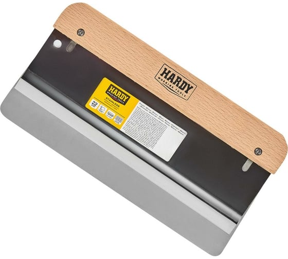 Изображение товара Универсальный шпатель HARDY 220 мм с двойным лезвием с деревянной ручкой 0820-680022