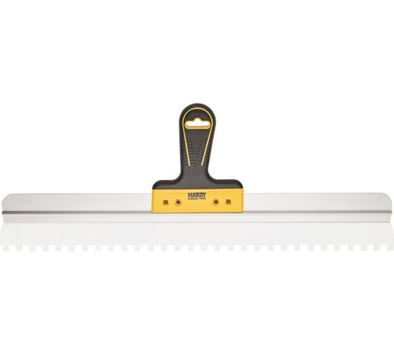 Изображение товара Шпатель HARDY серия 65, алюминий, ручка 2К, 60 см, зубчатый 10мм х 10мм 0820-656010