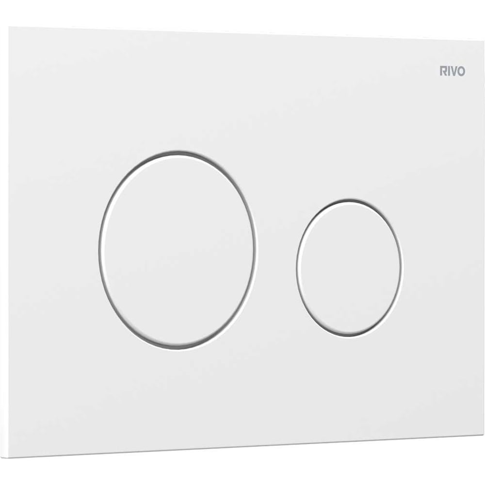 Изображение товара Панель смыва RIVO SYSTEMS neo белый матовый двухрежимная механическая