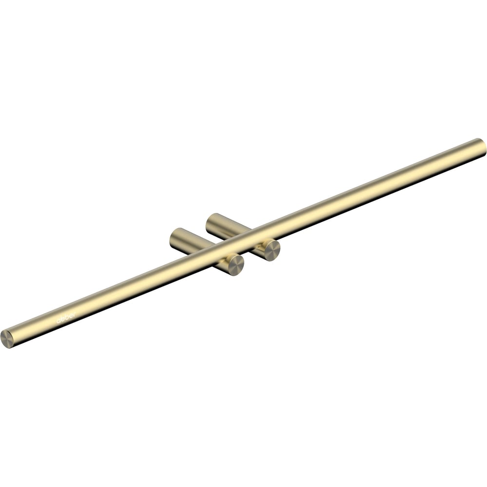 Изображение товара Полотенцедержатель двойной AB БЕР Osten 316-золото брашированное современный дизайн