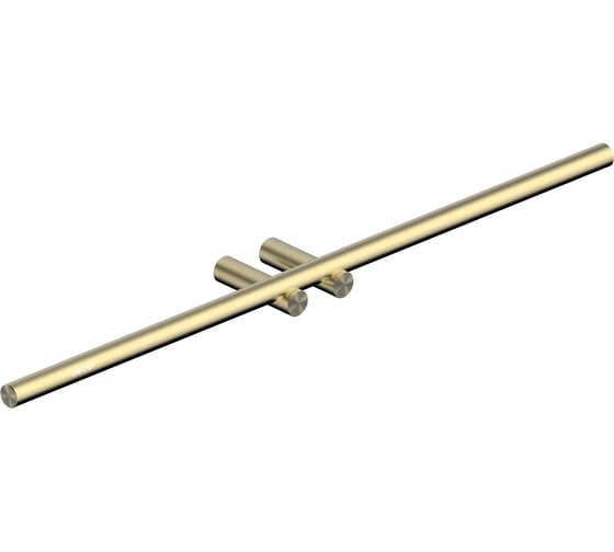 Изображение товара Полотенцедержатель двойной ABBER Osten 316 золото брашированное AA1855BG