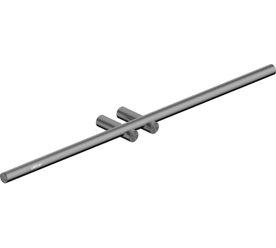 Изображение товара Полотенцедержатель двойной ABBER Osten 316 оружейная сталь брашированная AA1855BGG