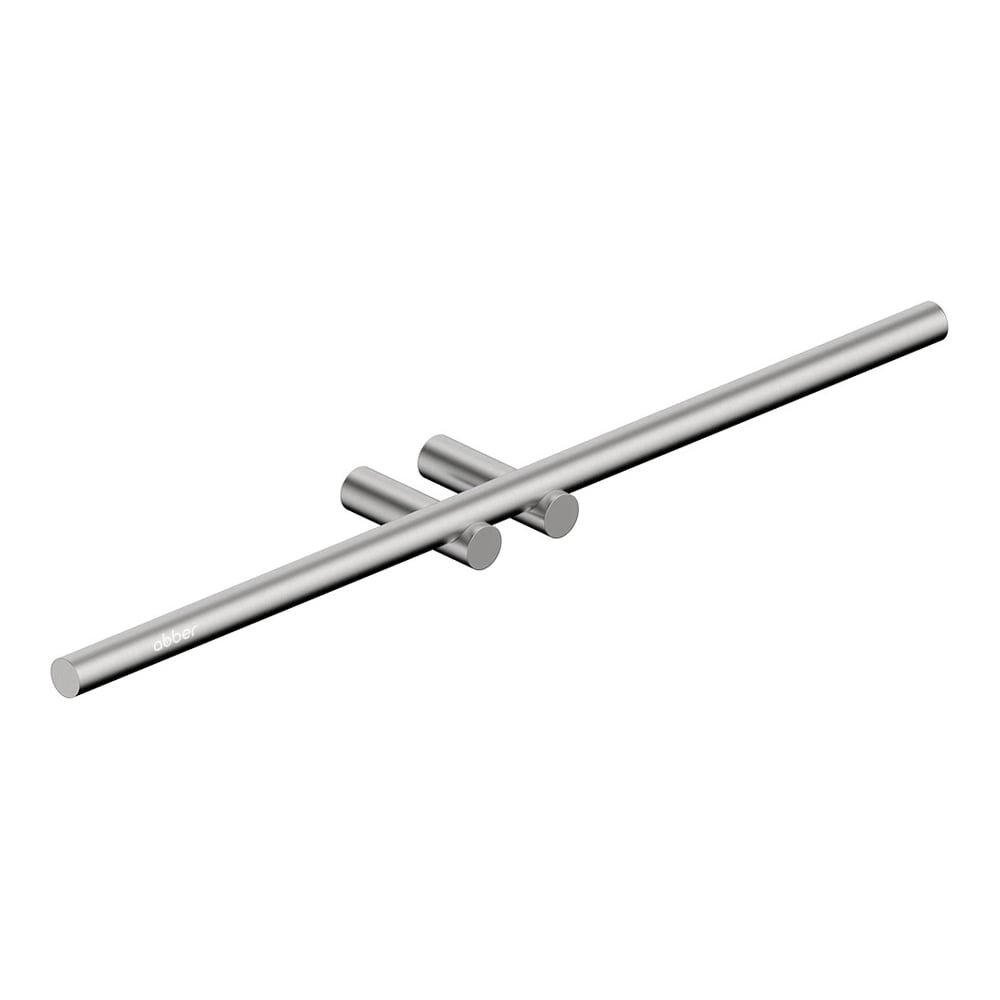 Изображение товара Полотенцедержатель двойной ABBER Osten 316 нержавеющая сталь брашированная