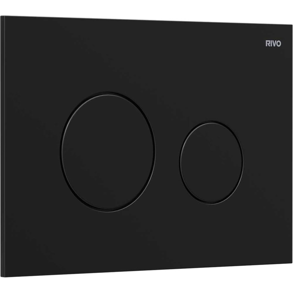 Изображение товара Панель смыва RIVO SYSTEMS neo черный матовый 303005 для инсталляций унитазов