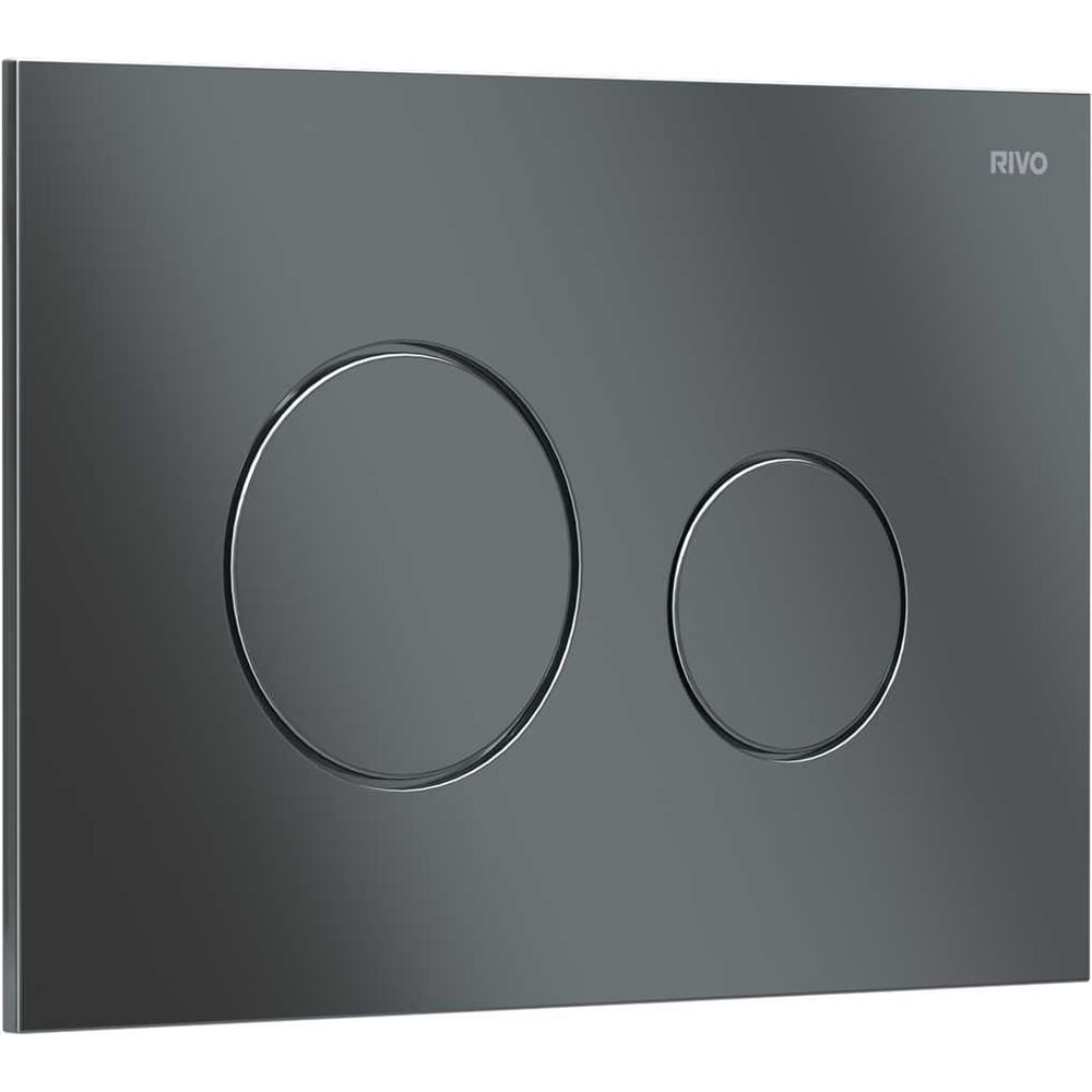 Изображение товара Панель смыва RIVO SYSTEMS neo хром матовая 303001 для унитаза