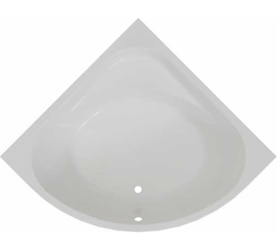 Изображение товара Ванна акриловая Радомир ДАНТЕ 140х140, рама-подставка, фронтальная панель, слив-перелив автомат с сеточкой (хром, с сифоном) 1-01-2-0-1-363К