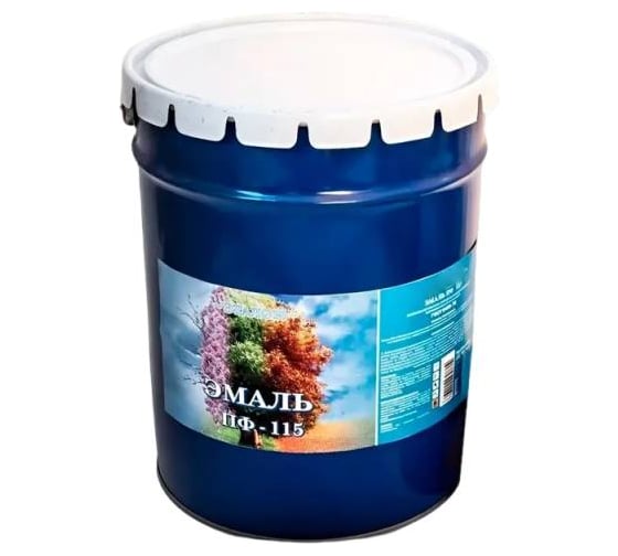 Изображение товара Эмаль АККОРД  ПФ-115 черная 5 кг, глянцевая 39698736