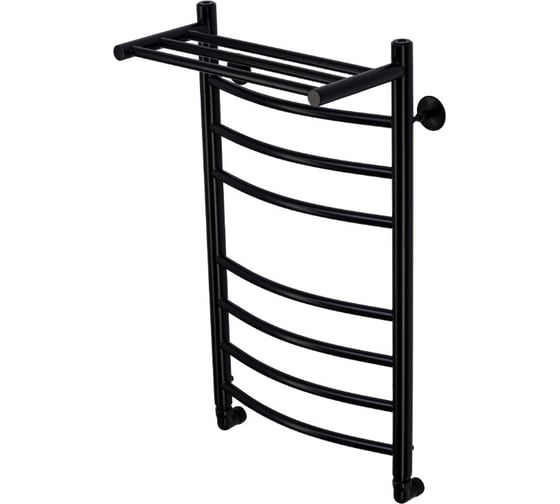 Изображение товара Полотенцесушитель водяной Comfysan Noumi W-8 80/40 с полкой, черный 014049