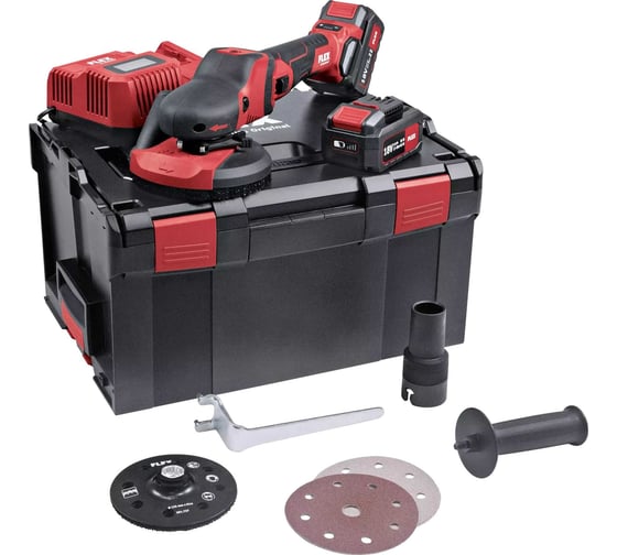 Изображение товара Аккумуляторный инструмент FLEX SUPRA SE 125 18.0-EC/5.0 Set 504157