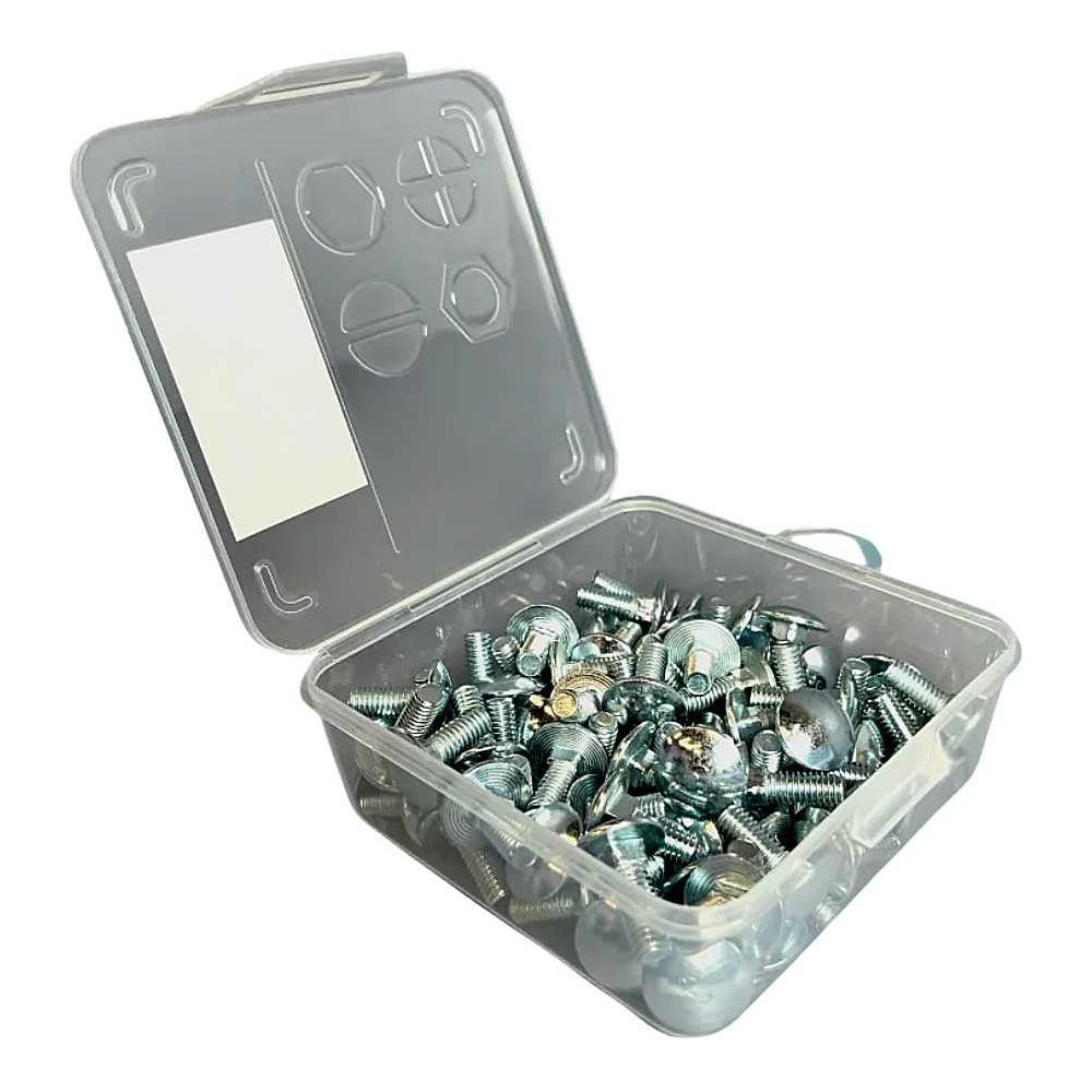 Изображение товара Мебельный болт 6х20 ОЦ DIN 603 в органайзере, 75 шт