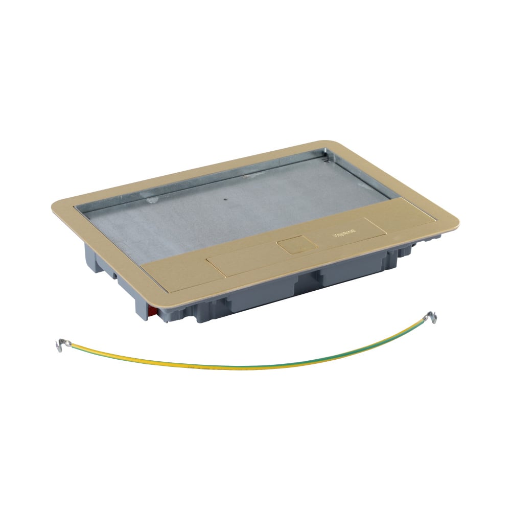 Крышка для напольной коробки Legrand латунь стандартное исполнение 8/12 модулей 088006