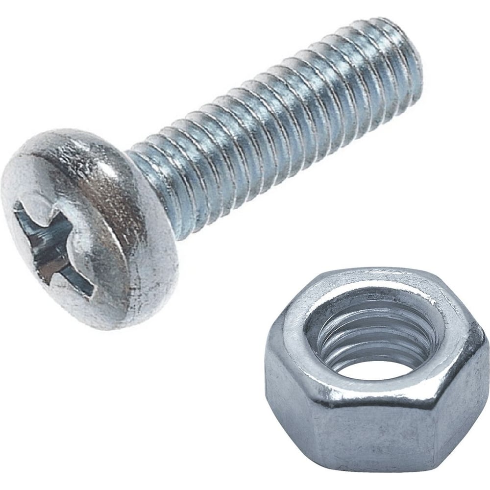 Изображение товара Винты М4 DIN7985 полная резьба 50 мм нержавеющая сталь (органайзер, 1545 шт)