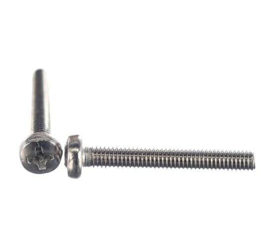 Изображение товара Винт 23 Болта нержавеющий 5х40 мм DIN7985 в органайзере, 80 шт. АС9300504095007орг-ф80