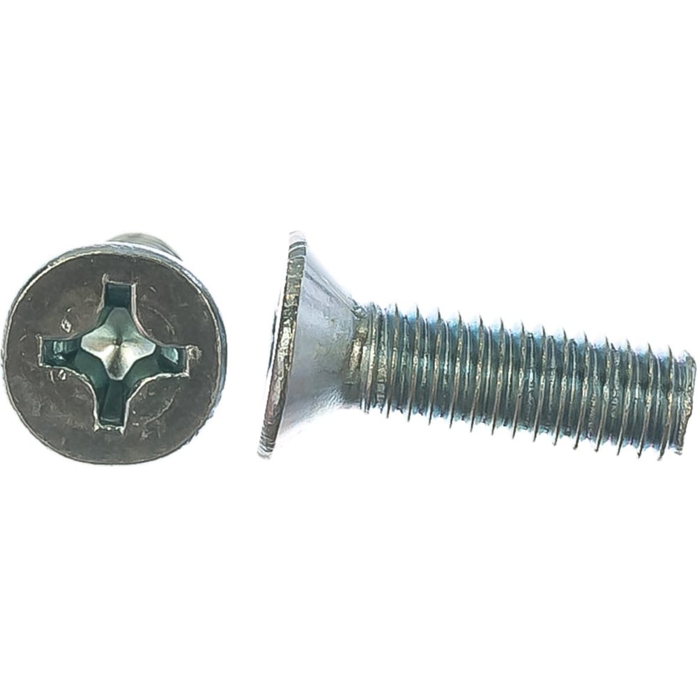 Изображение товара Винт 23 Болта потайной ОЦ 4х25 DIN965 оцинкованный, органайзер 230 шт.