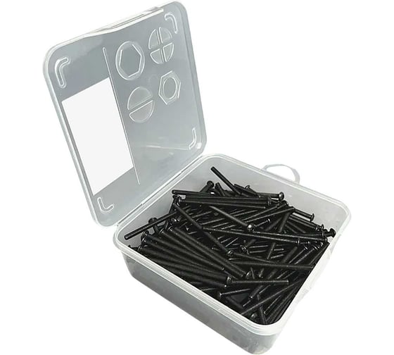 Изображение товара Винт 23 Болта чёрный 3х10 ISO 7380 к.п.10.9 в органайзере, 800 шт. 00-00000599орг-ф800