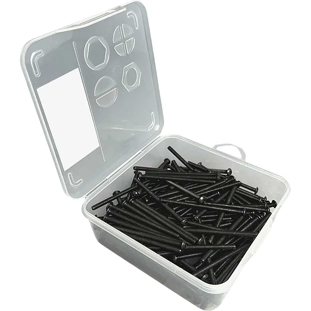 Изображение товара Винт 23 Болта черный 3х35 ISO 7380 к.п.10.9 в органайзере, 220 шт.