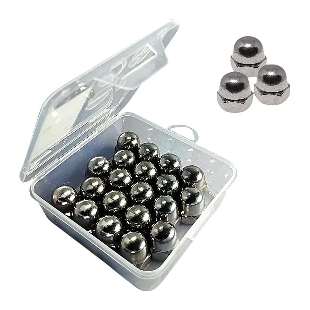 Изображение товара Гайка колпачковая М14 DIN1587 в органайзере, 15 штук