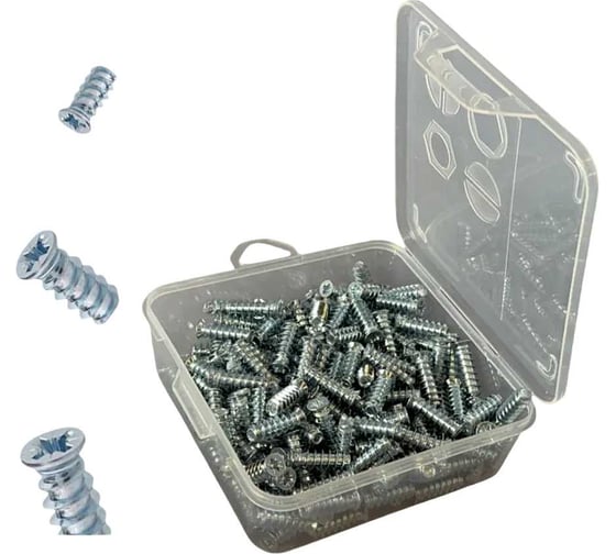 Изображение товара Евро винт 23 Болта потайной 6,3х16 мм ОЦ в органайзере, 270 шт. 2000000078076орг-ф270