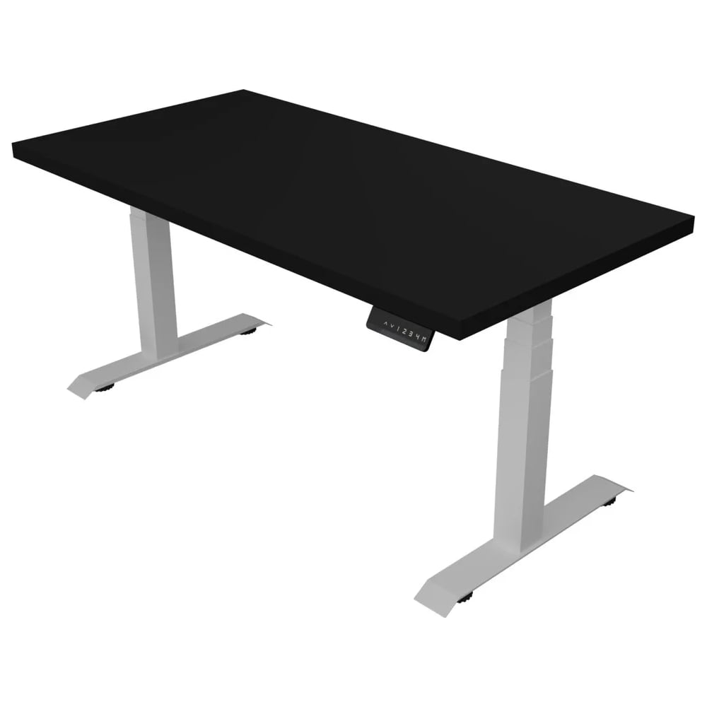 Изображение товара Стол с регулируемой высотой StolStoya ТАМЕРЛАН черный МДФ 160х80 см