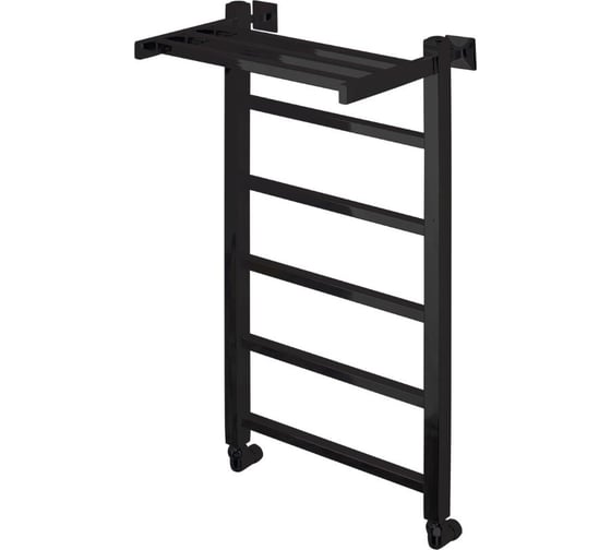 Изображение товара Водяной полотенцесушитель Comfysan Marte-K W-6 80/40 с полкой, черный 012601