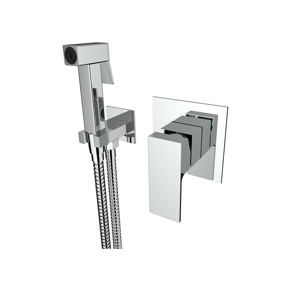 Изображение товара Комплект скрытого монтажа ViEiR квадрат для биде с гигиеническим душем