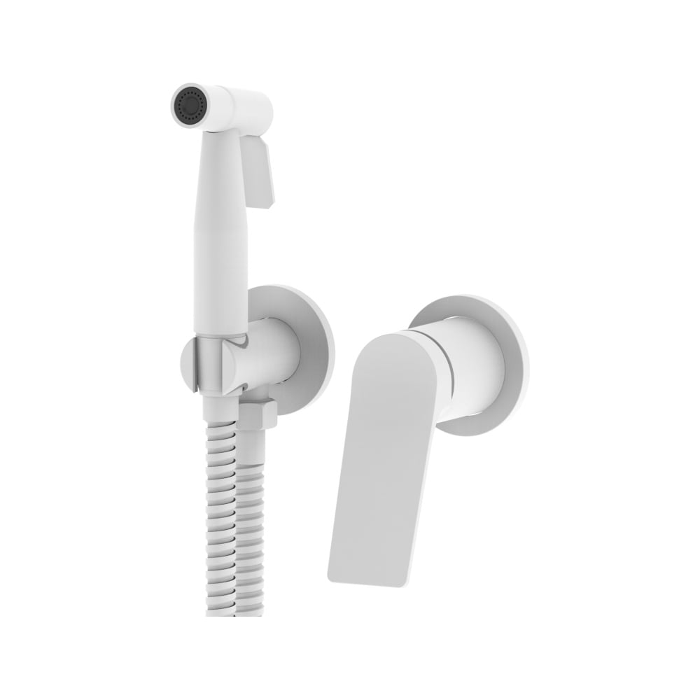 Изображение товара Комплект скрытого монтажа для биде ViEiR квадратная панель однорычажный V343553-F белый