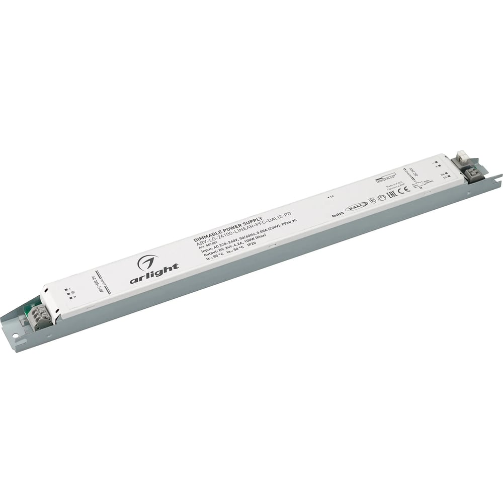 Изображение товара Блок питания для светодиодов IP67 100Вт 24В Arlight ARV-LG-24100-LINEAR-PFC-DALI2-PD