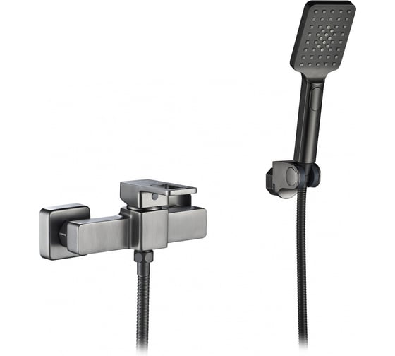 Изображение товара Смеситель для душа однорычажный ViEiR, настенный, графит V353561-G